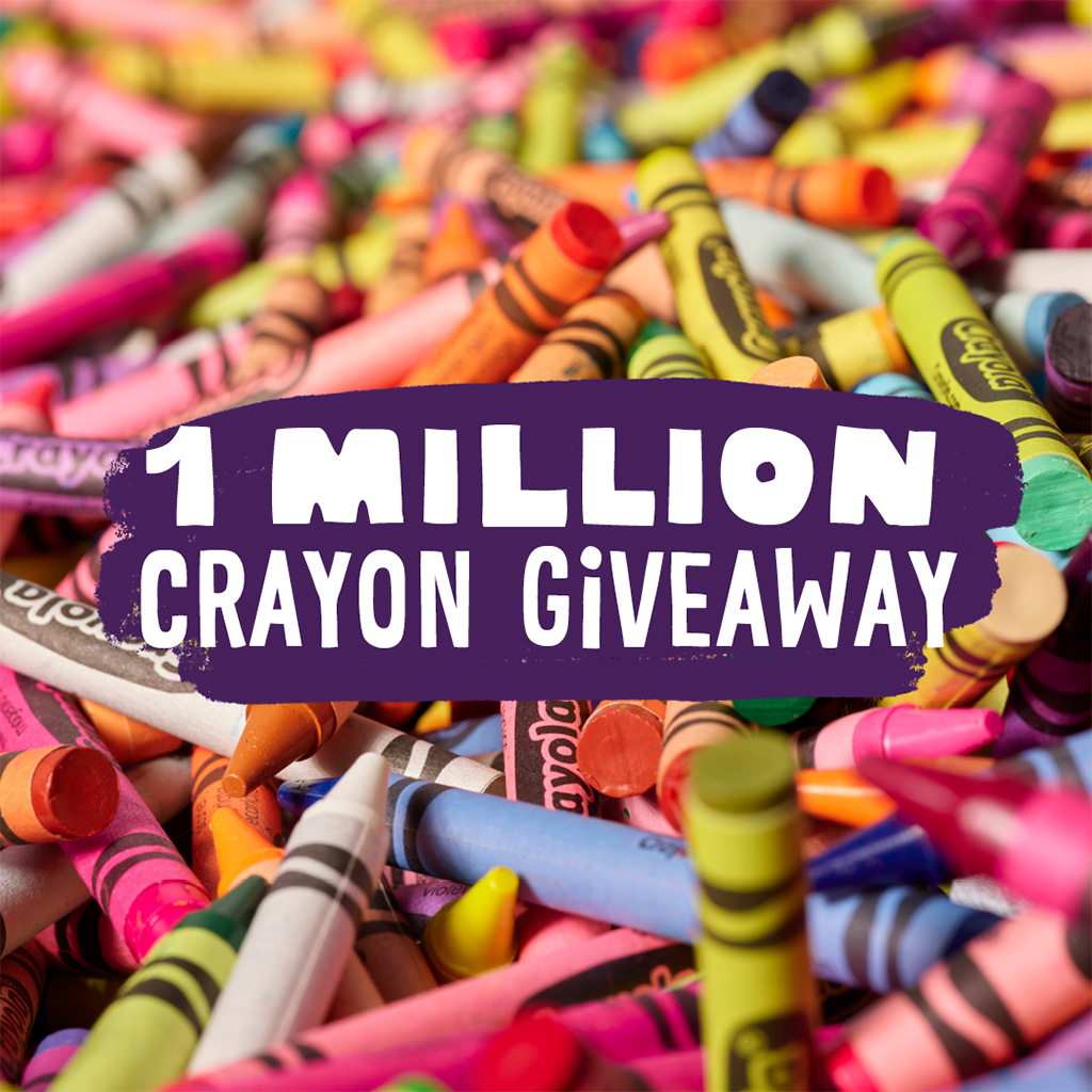 1 million crayon giveaway